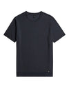 Deep Navy Miles Luxury Pique T-shirt