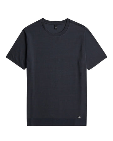 Deep Navy Miles Luxury Pique T-shirt