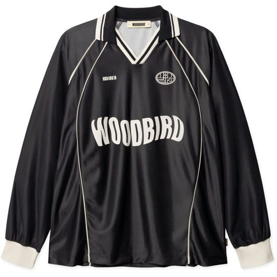 Black WBTaka LS Sports Polo