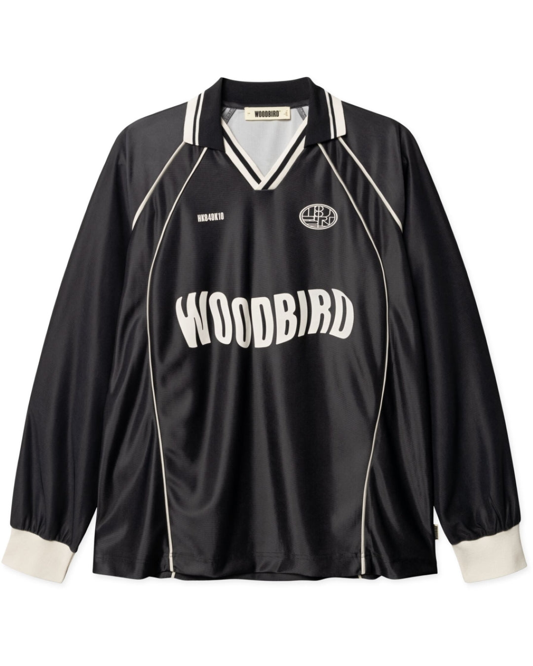 Black WBTaka LS Sports Polo