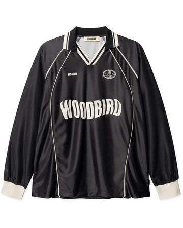 Black WBTaka LS Sports Polo