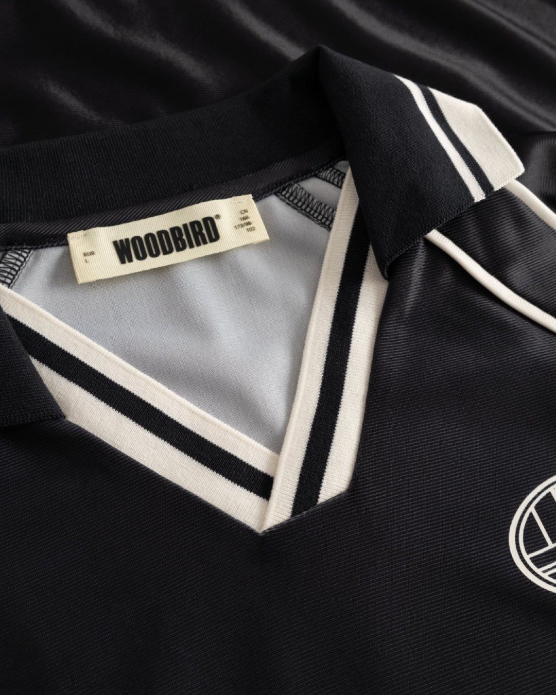 Black WBTaka LS Sports Polo