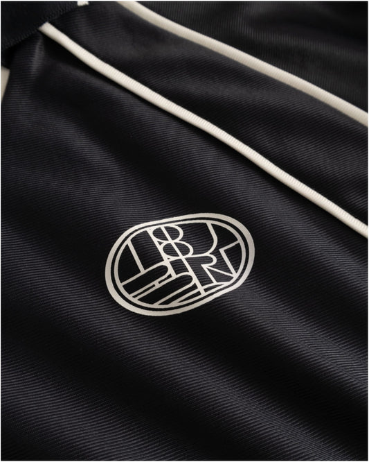 Black WBTaka LS Sports Polo