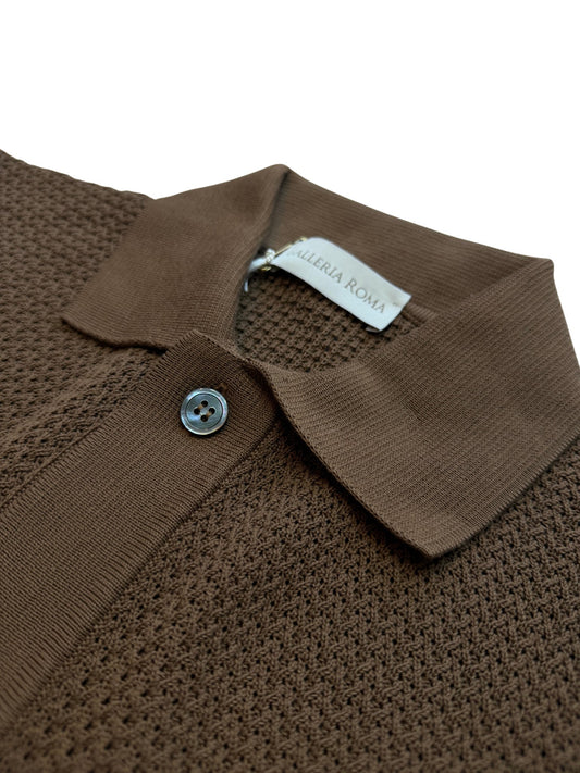 Coloniale Button Through Polo