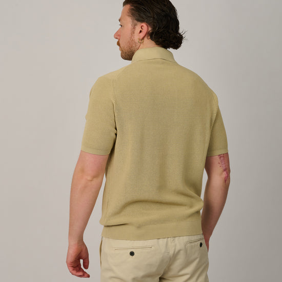 Ecru Tortilla Knitted Polo