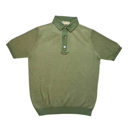 Ecru Salvia Knitted Polo