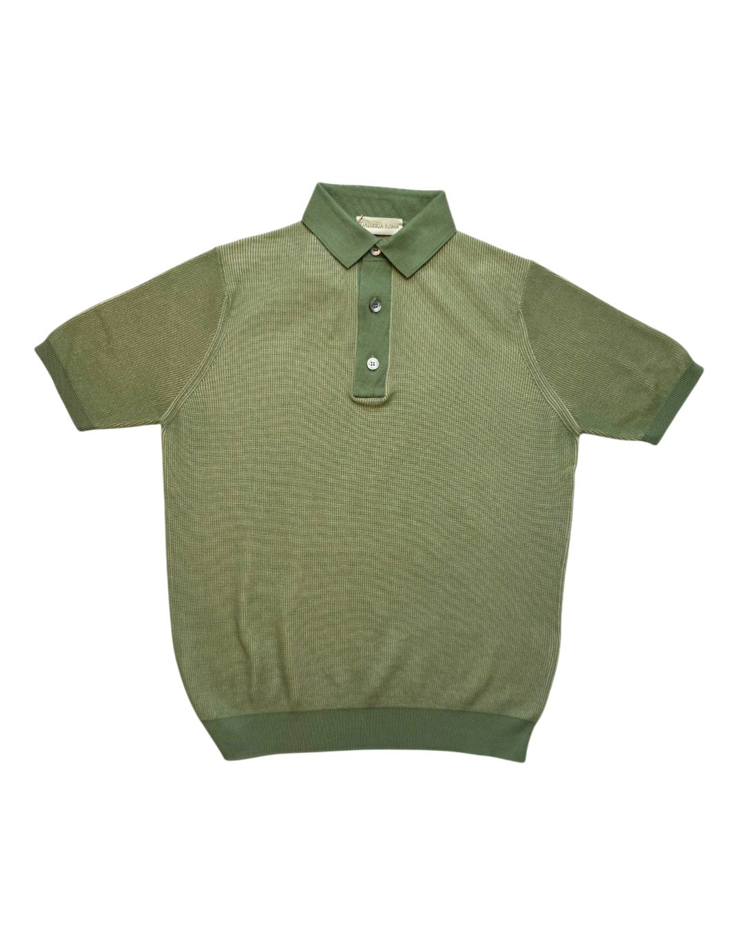 Ecru Salvia Knitted Polo