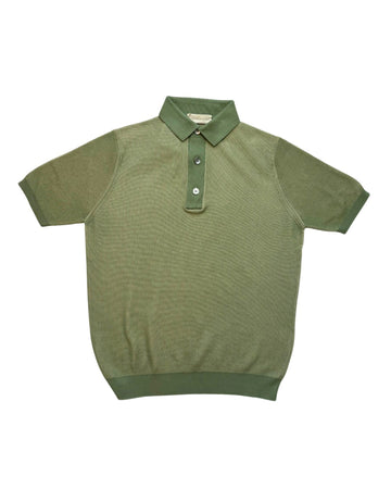 Ecru Salvia Knitted Polo