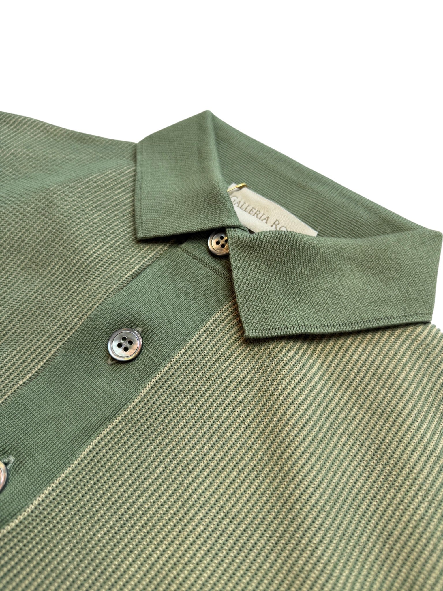 Ecru Salvia Knitted Polo