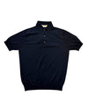 Navy Knitted Polo