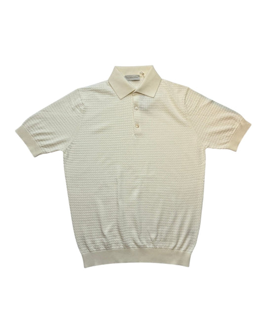 Latte Knitted Polo