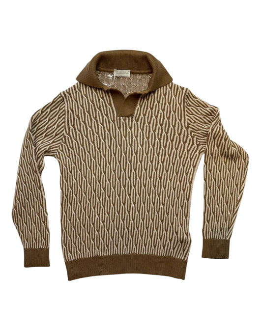 Corda Fango Knitted Skipper Polo