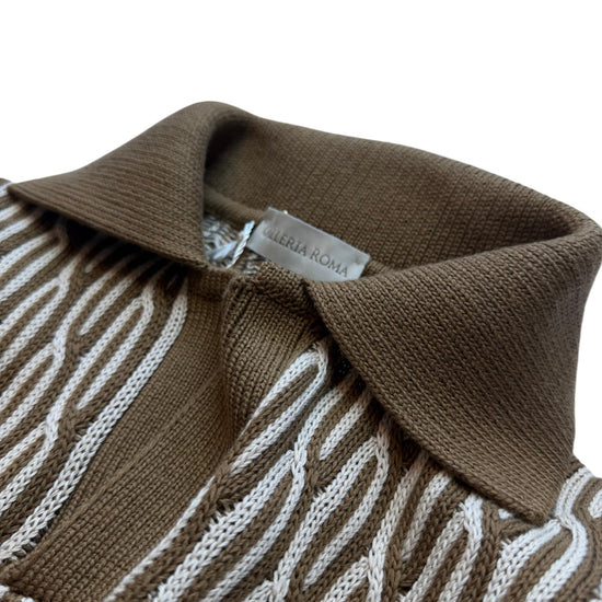 Corda Fango Knitted Skipper Polo