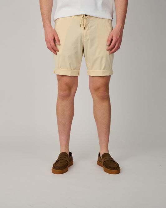 Malibu Tencel Coconut Milk Drawstring Shorts