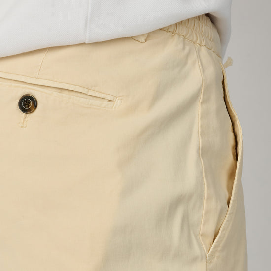 Malibu Tencel Coconut Milk Drawstring Shorts
