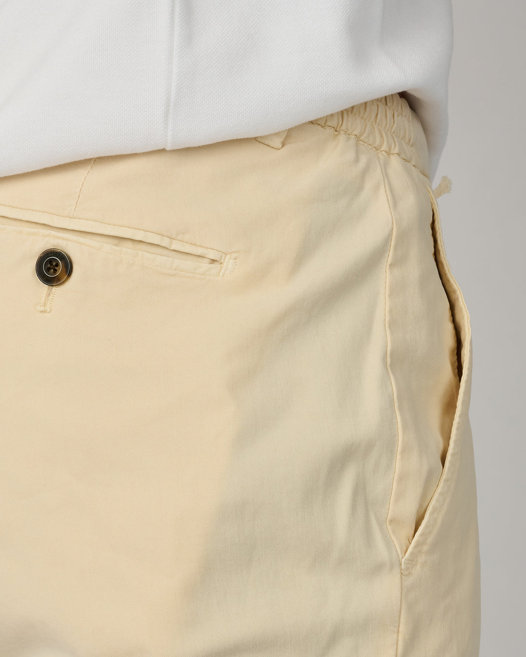 Malibu Tencel Coconut Milk Drawstring Shorts