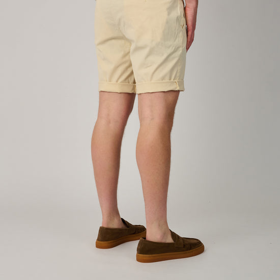 Malibu Tencel Coconut Milk Drawstring Shorts