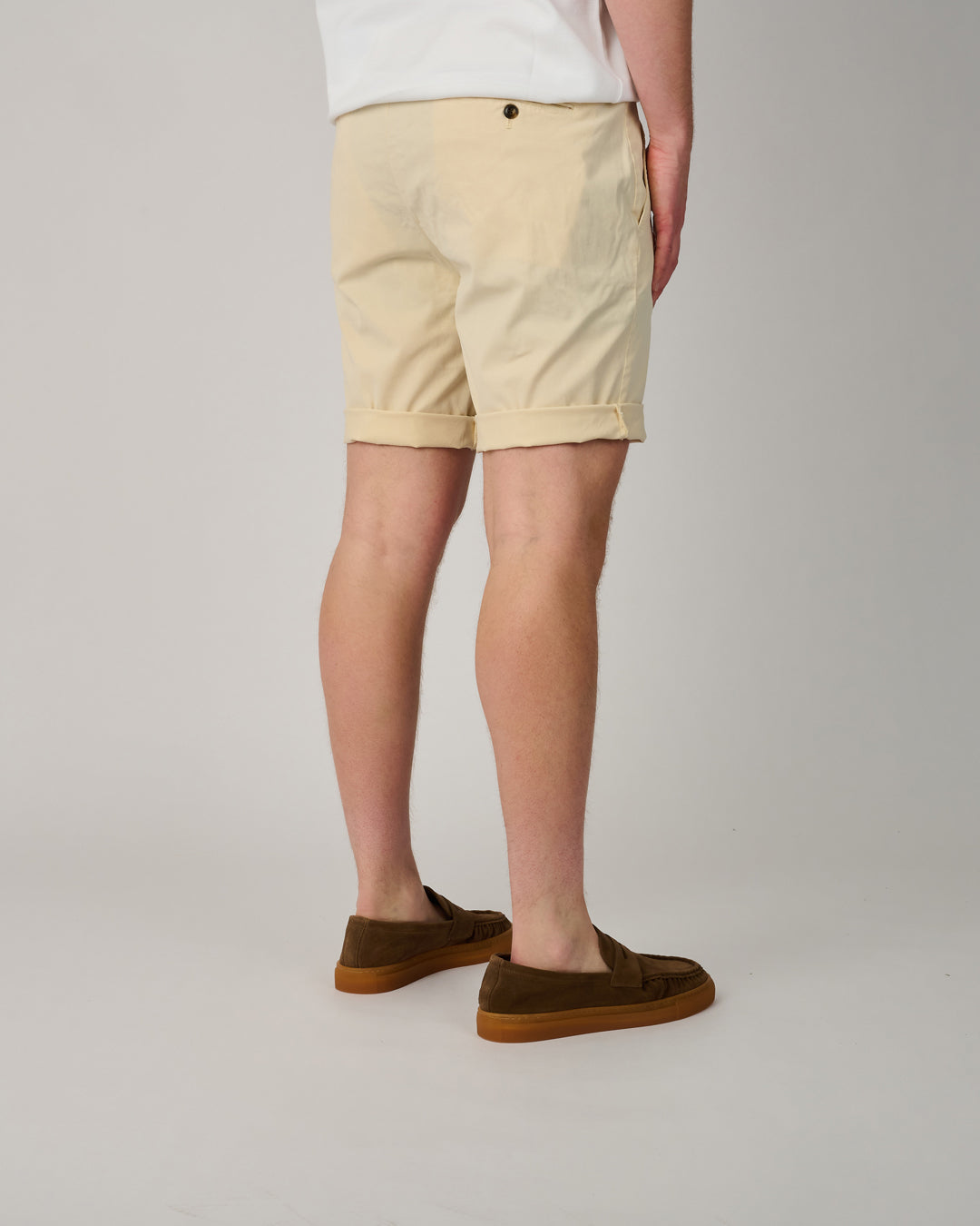 Malibu Tencel Coconut Milk Drawstring Shorts