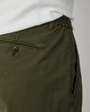 Malibu Tencel  Military Green Drawstring Shorts