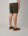 Malibu Tencel  Military Green Drawstring Shorts