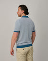 Ocean Blue Jacquard Skipper Polo