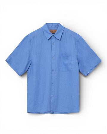 Silver Lake BlueTheo Linen SS Shirt