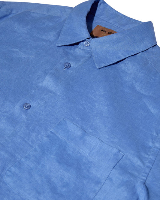 Silver Lake BlueTheo Linen SS Shirt