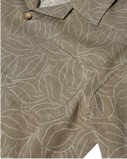 Grape Leaf Marlon Vanese Cuban Shirt