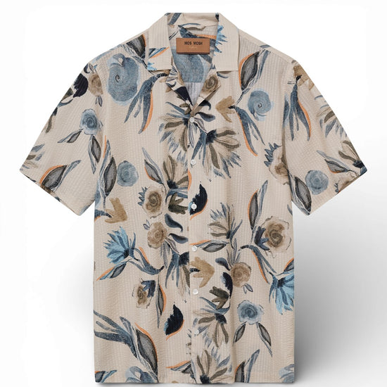 Ecru Joel Haiku Seersucker Shirt