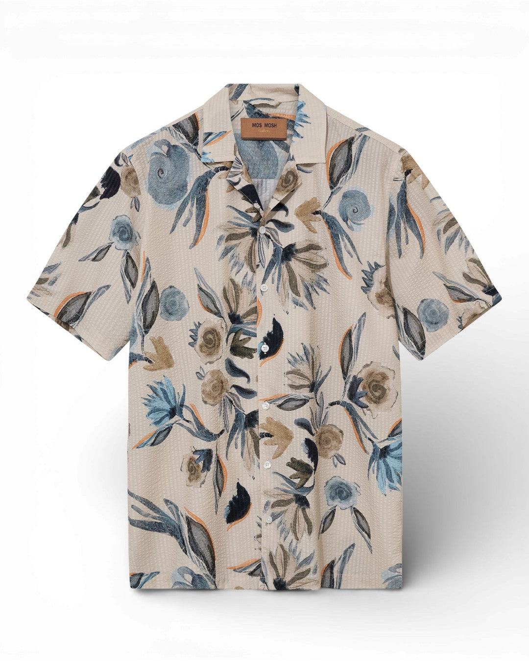 Ecru Joel Haiku Seersucker Shirt
