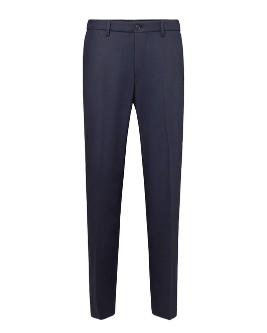 Blue Ajend Regular Fit Trousers