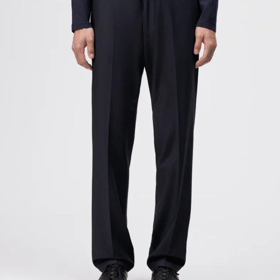Blue Ajend Regular Fit Trousers
