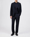 Blue Ajend Regular Fit Trousers
