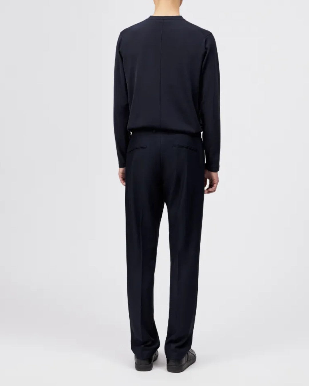Blue Ajend Regular Fit Trousers