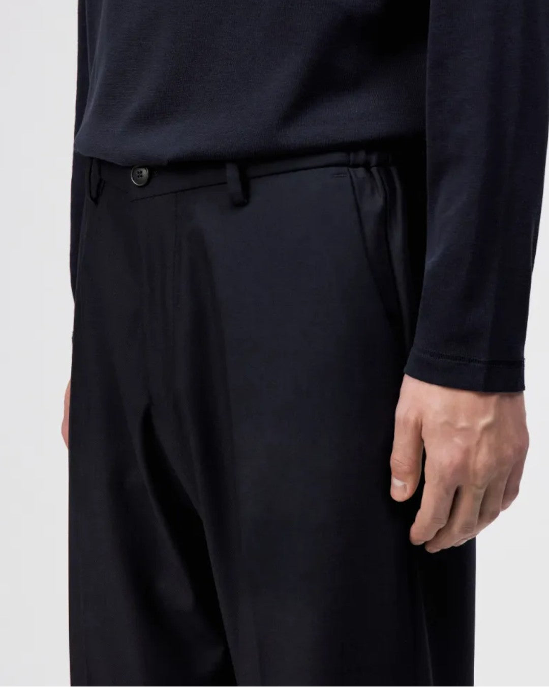 Blue Ajend Regular Fit Trousers
