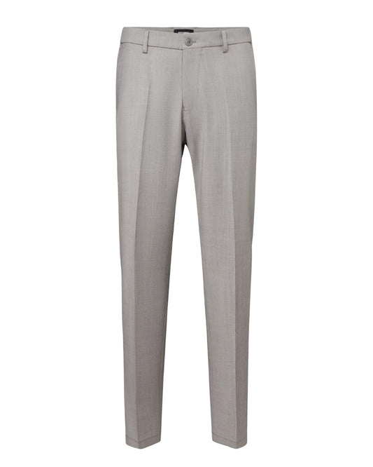 Brown Ajend Regular Fit Trousers