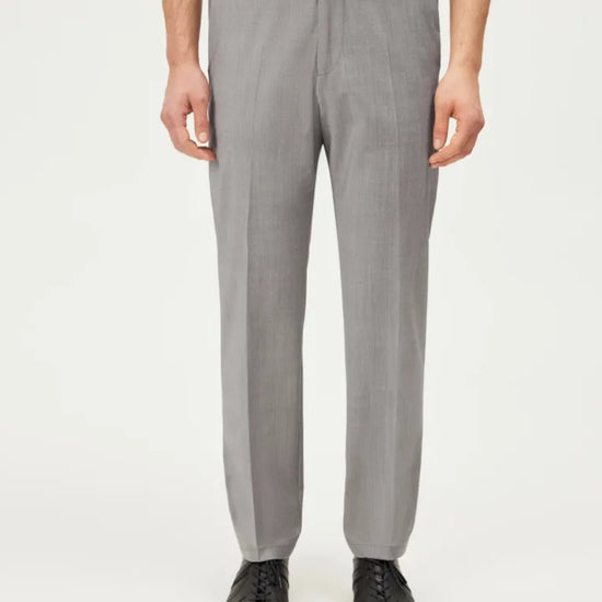 Brown Ajend Regular Fit Trousers