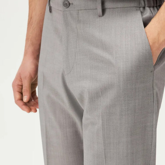 Brown Ajend Regular Fit Trousers