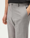 Brown Ajend Regular Fit Trousers