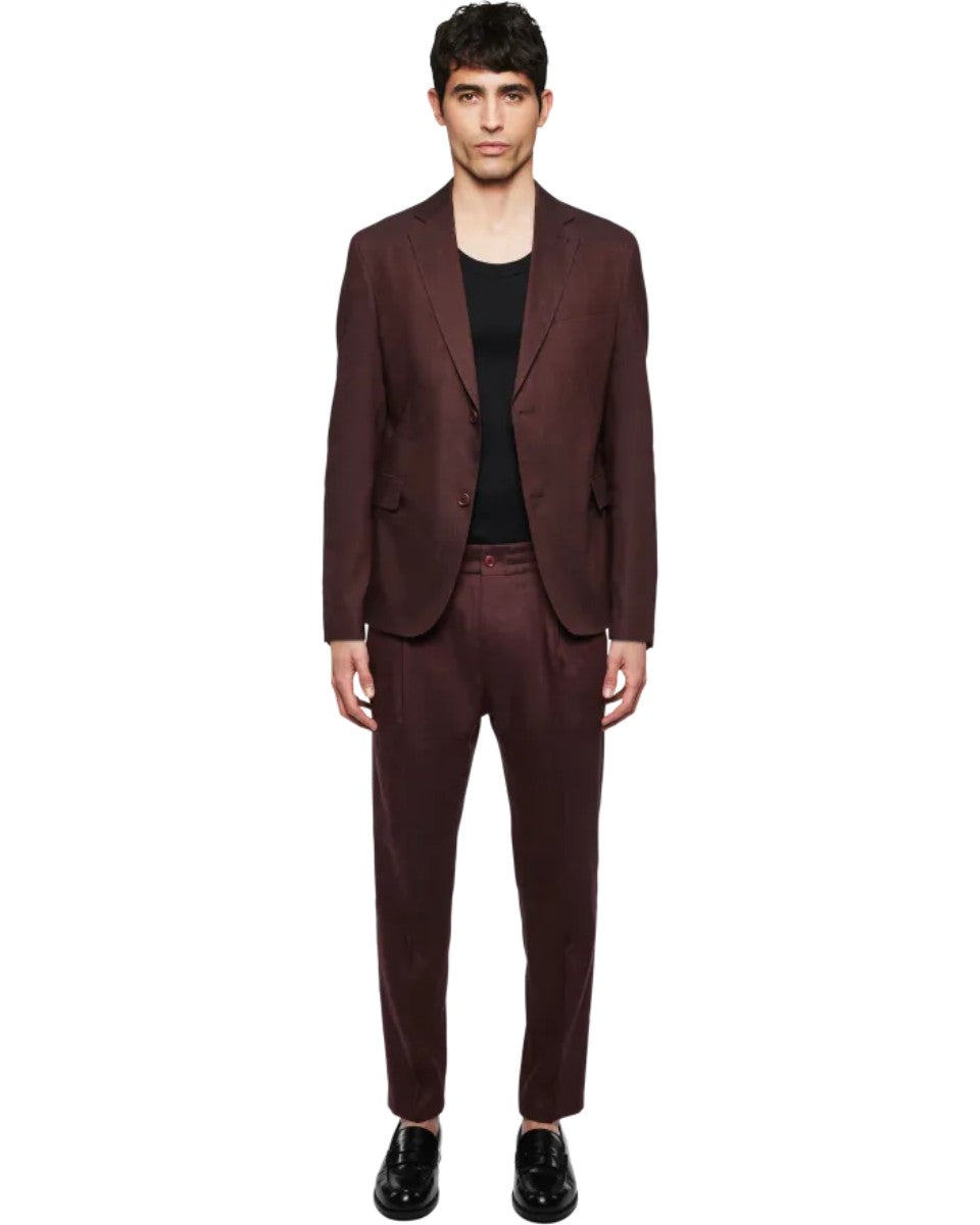 Brown Yames Single Breasted Vest