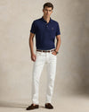 Refined Navy Soft Cotton Slim Fit Polo