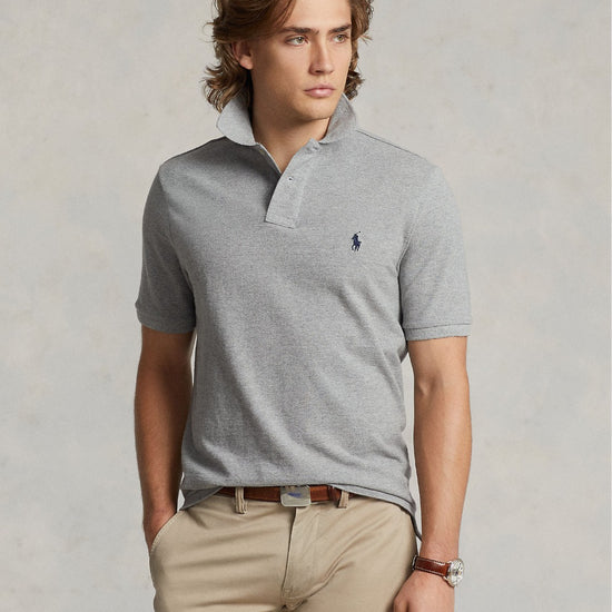 Andover Heather Mesh Polo