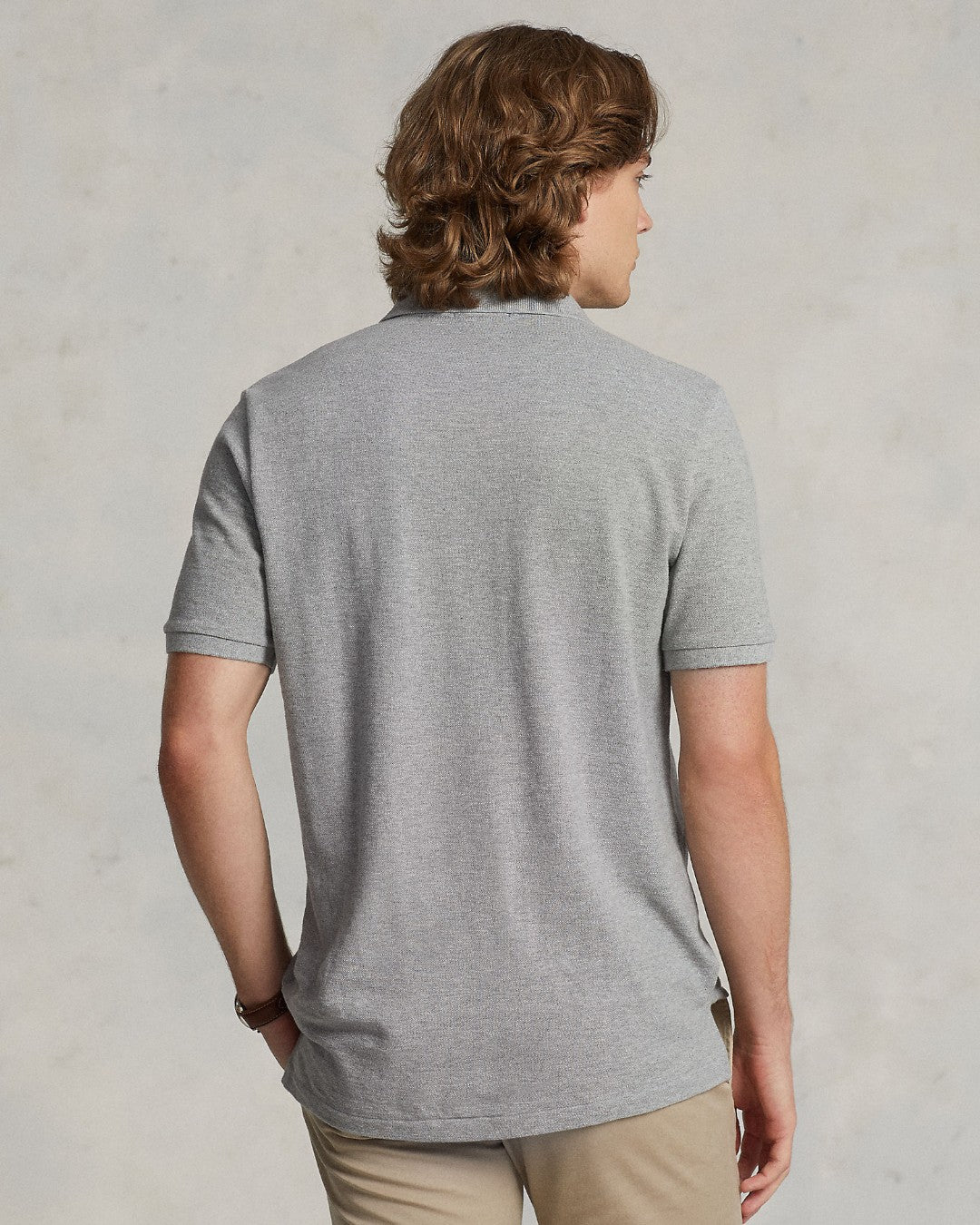 Andover Heather Mesh Polo