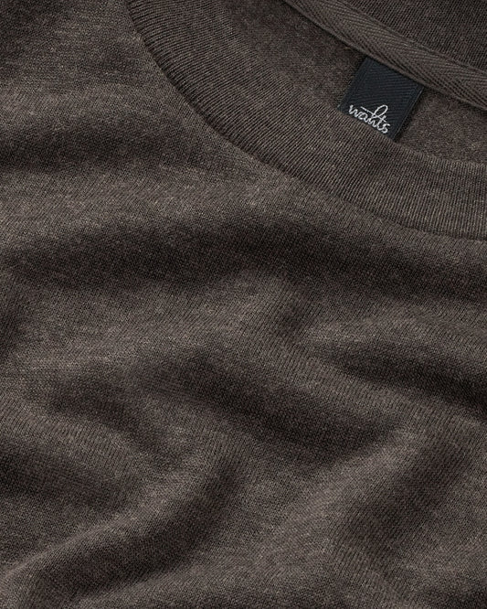 Dark Brown Melange Tate Lyocel
