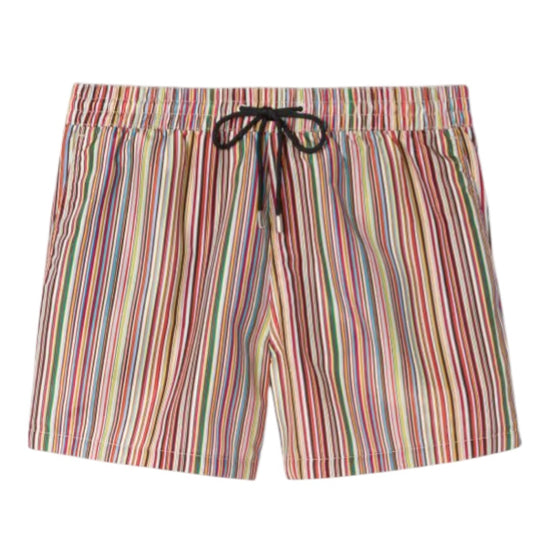 Multicolour Striped Swimshorts