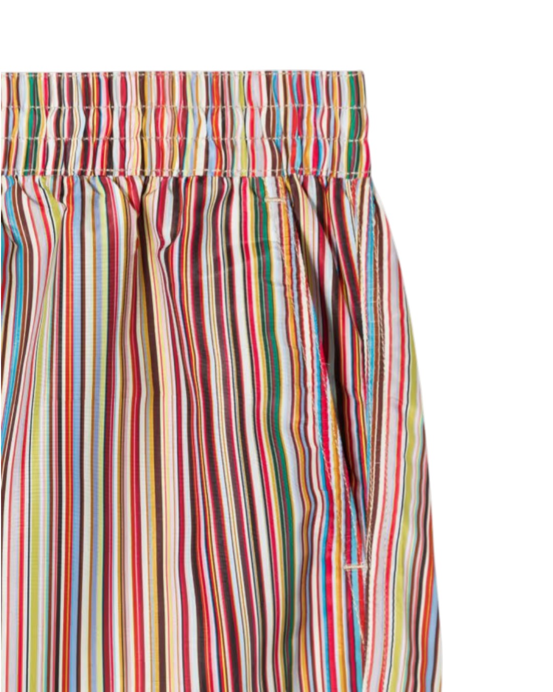 Multicolour Striped Swimshorts
