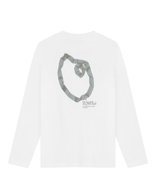 Optical White Tape Palette LS T-shirt