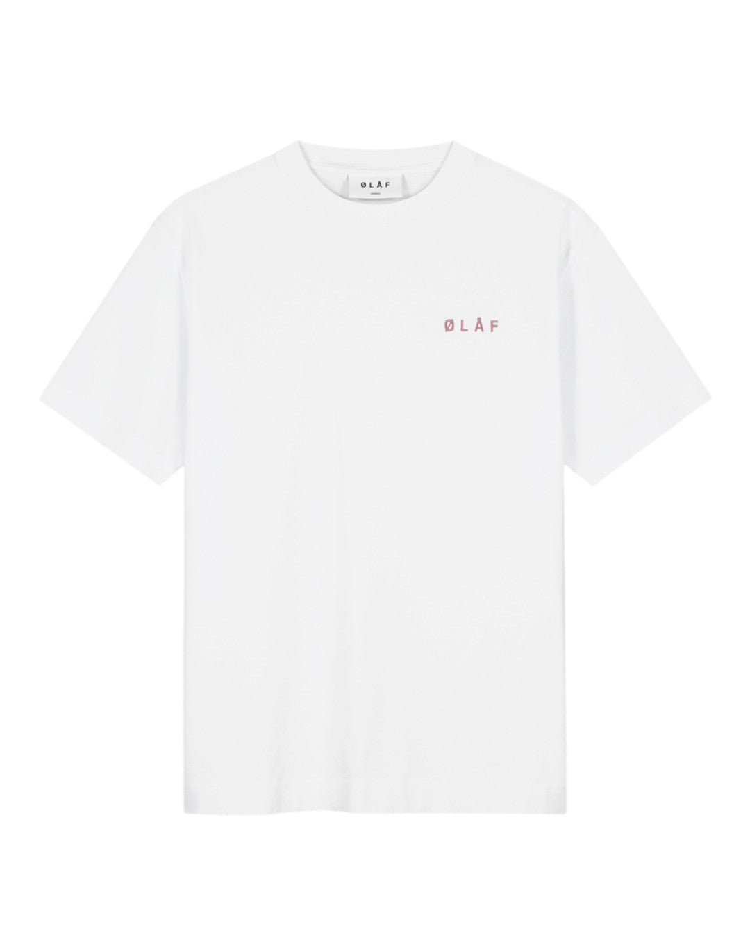 Optical White Brushstroke Graphic Boxy T-shirt