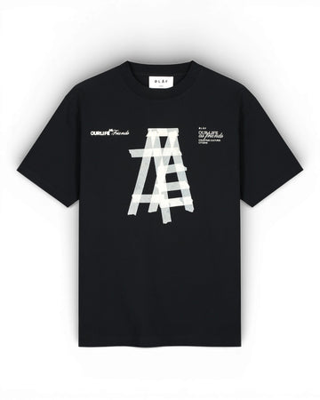 Black Taped Monogram T-shirt