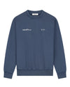 Navy Script Friends Boxy Sweater